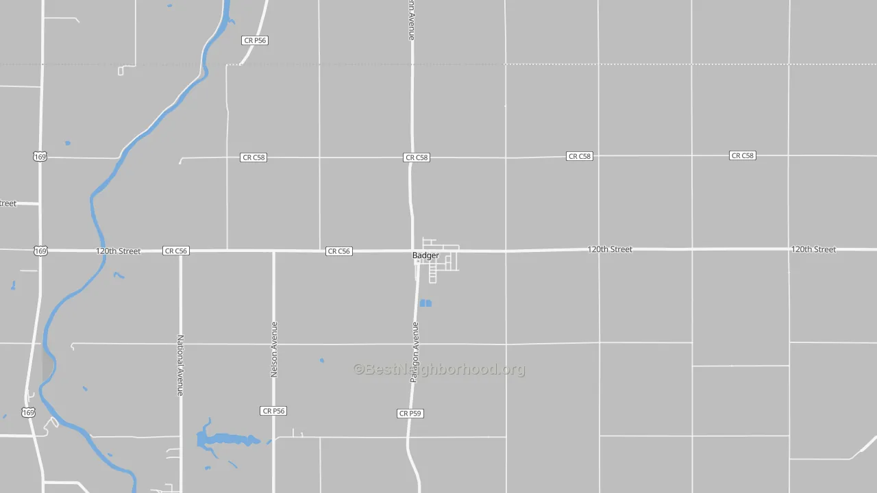 Transit Grade map of 50516, IA