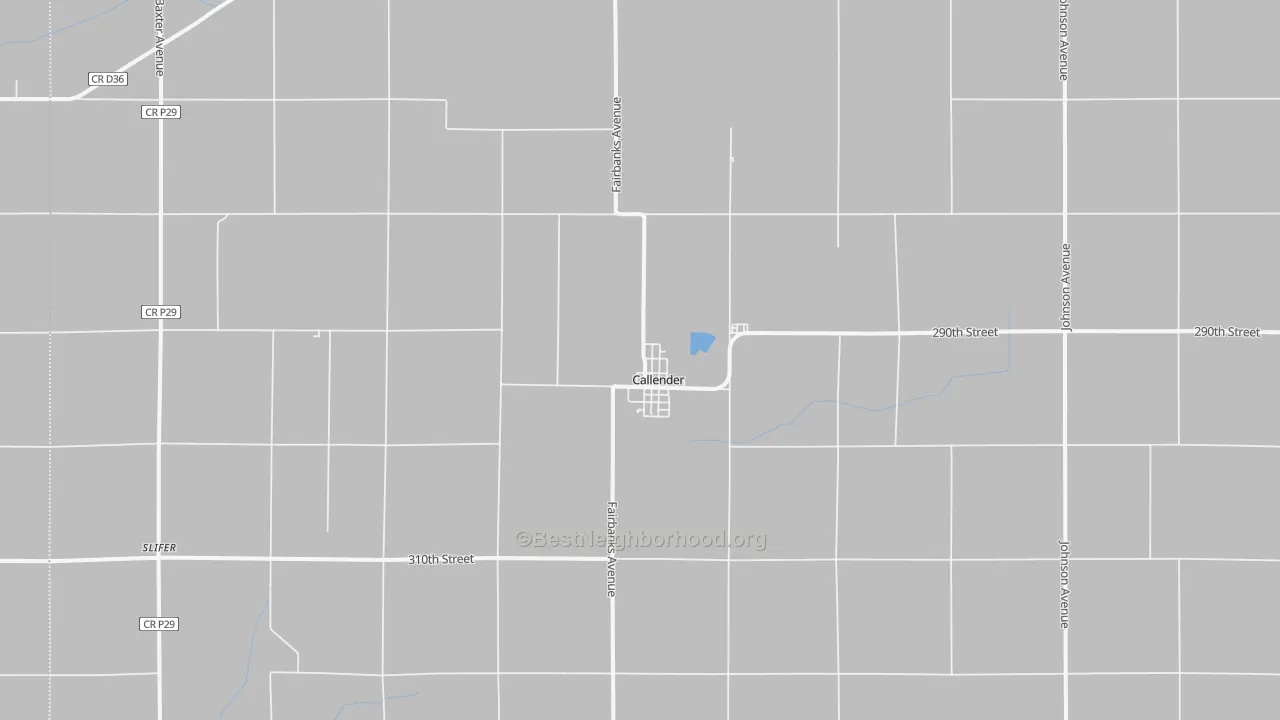 Transit Grade map of 50523, IA