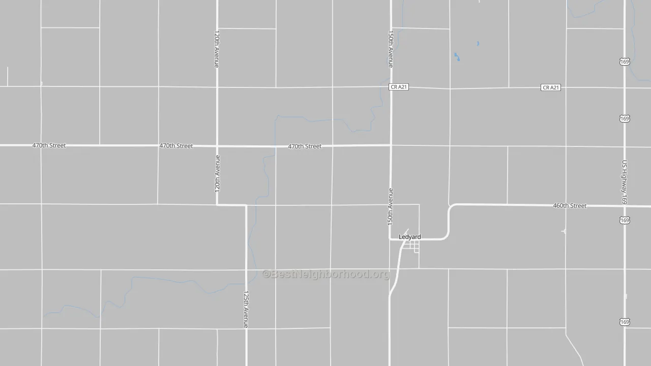 Transit Grade map of 50556, IA