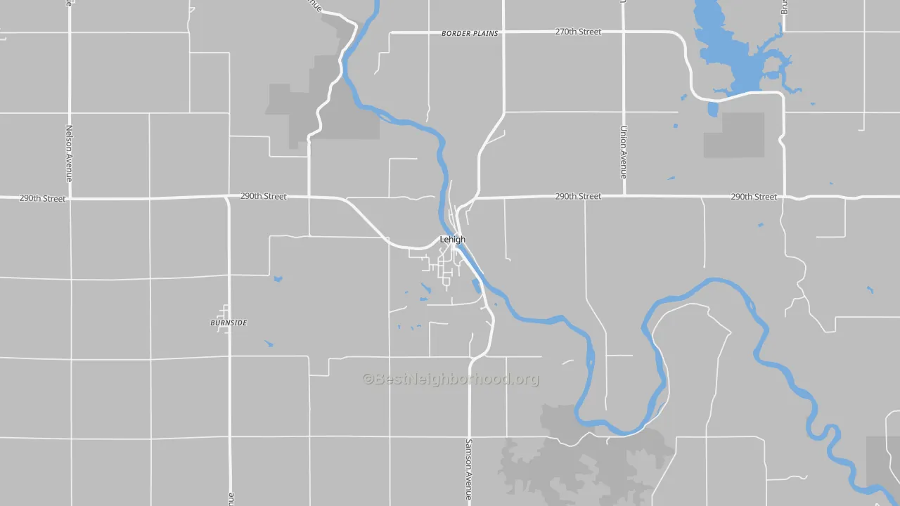 Transit Grade map of 50557, IA