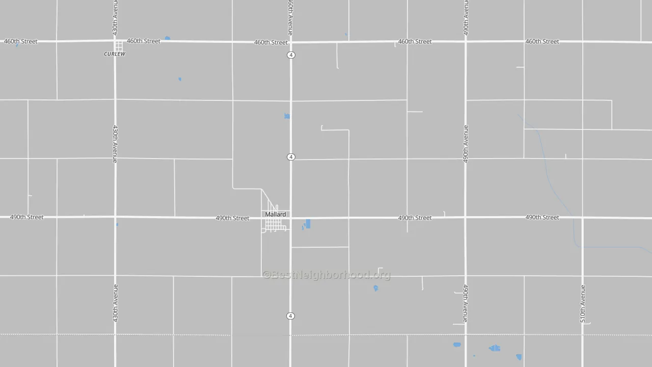 Transit Grade map of 50562, IA