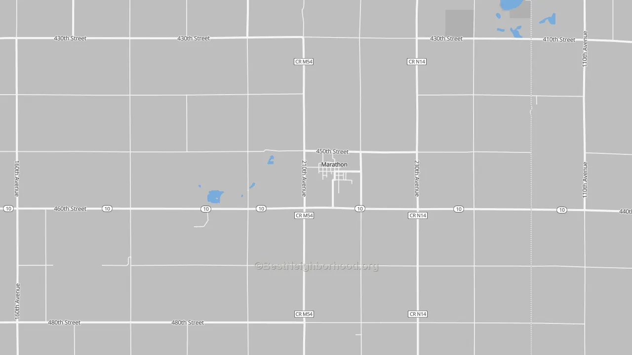 Transit Grade map of 50565, IA