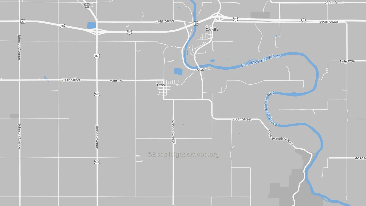 Transit Grade map of 50569, IA