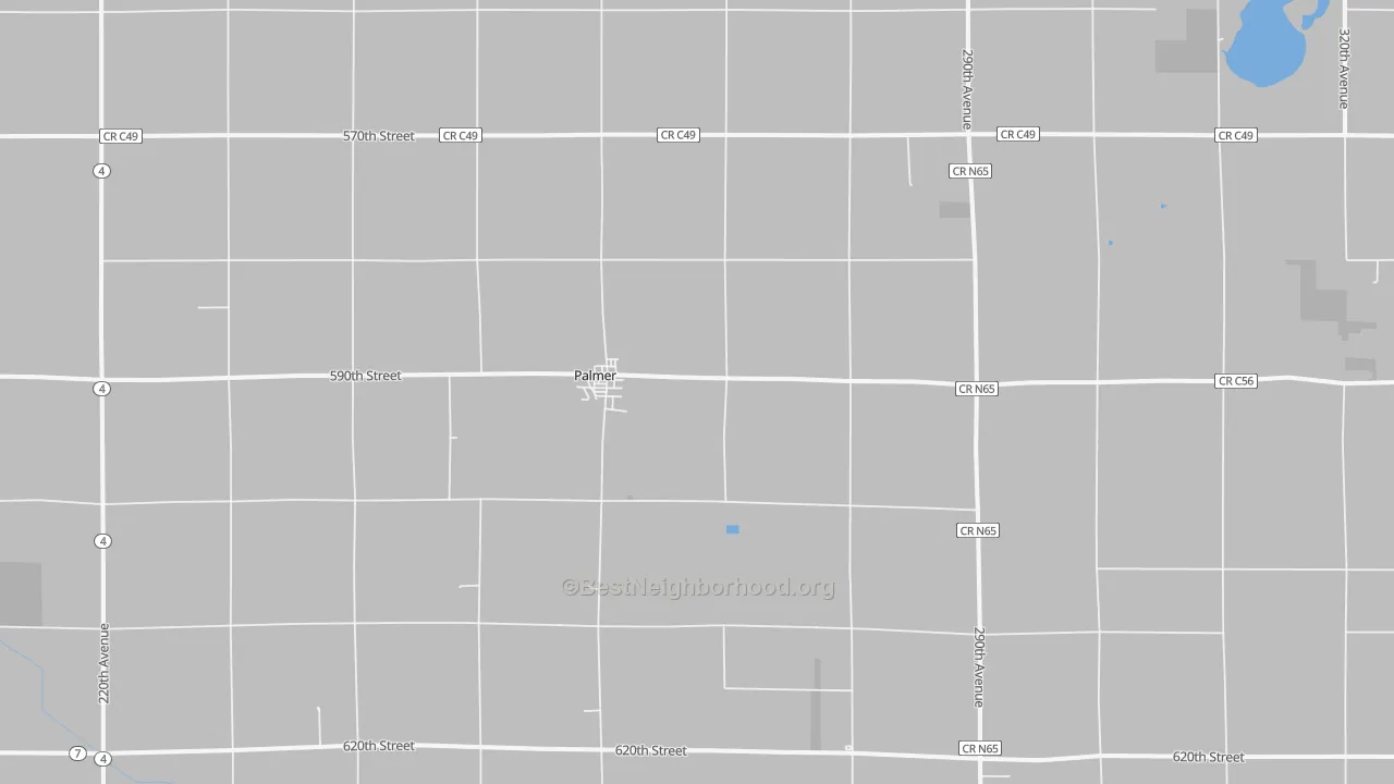 Transit Grade map of 50571, IA