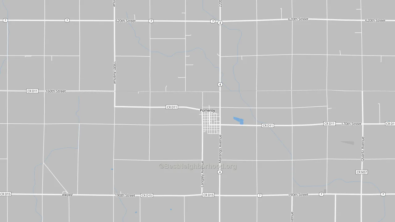 Transit Grade map of 50575, IA