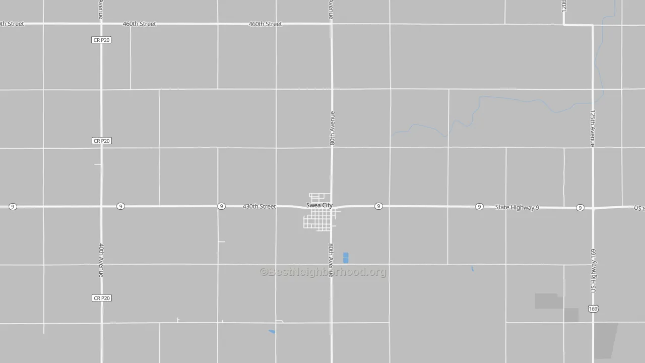 Transit Grade map of 50590, IA