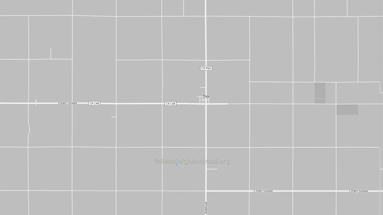 Transit Grade map of 50591, IA