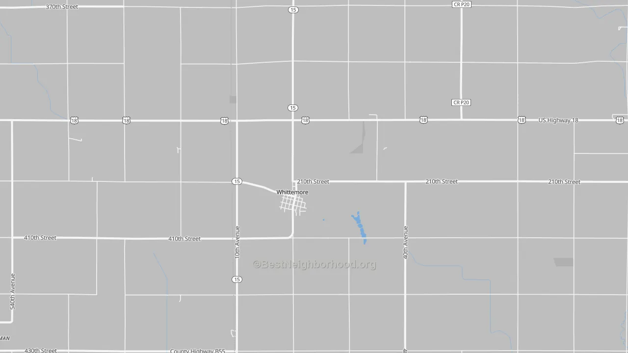 Transit Grade map of 50598, IA