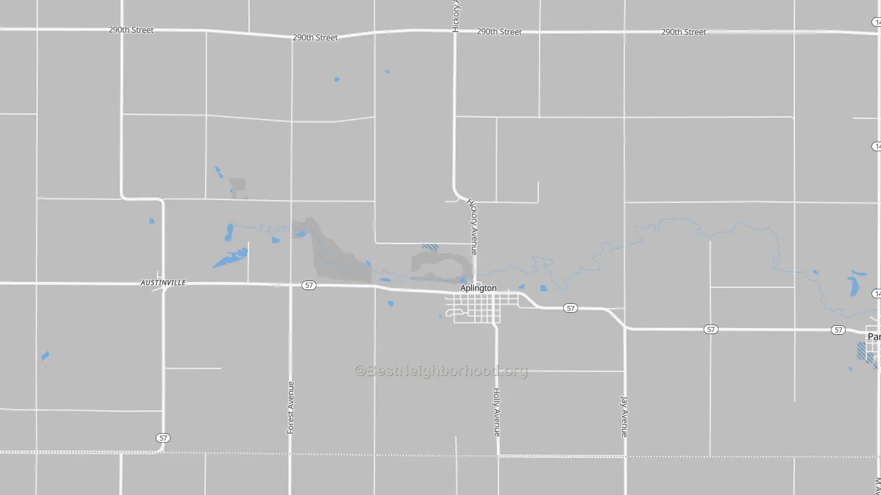 Transit Grade map of 50604, IA