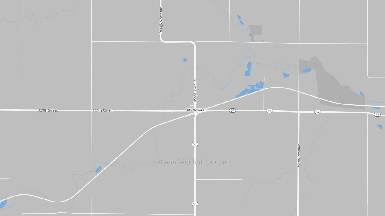 Transit Grade map of 50608, IA