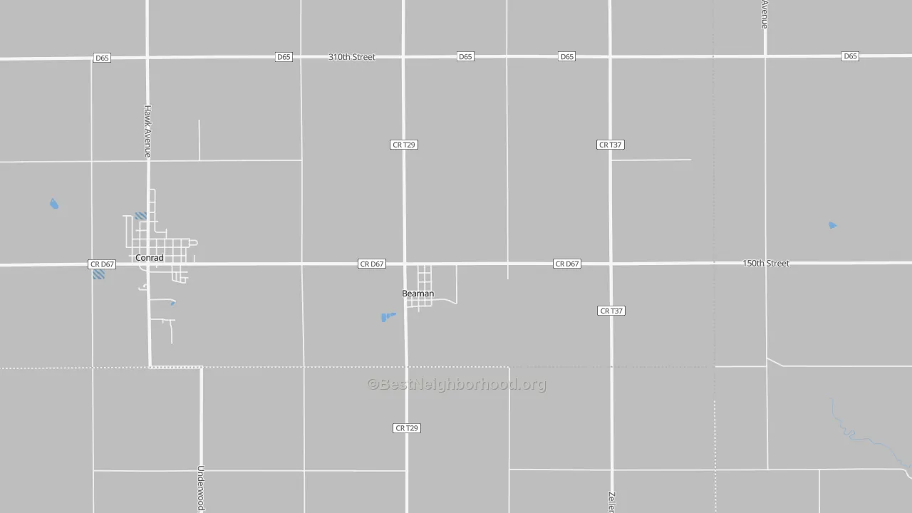Transit Grade map of 50609, IA