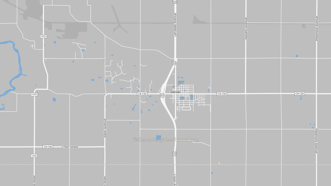 Transit Grade map of 50622, IA