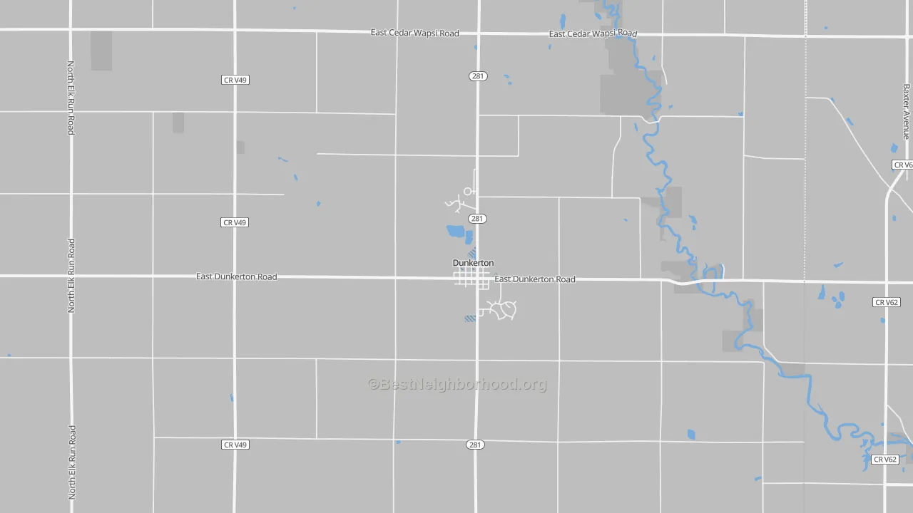 Transit Grade map of 50626, IA