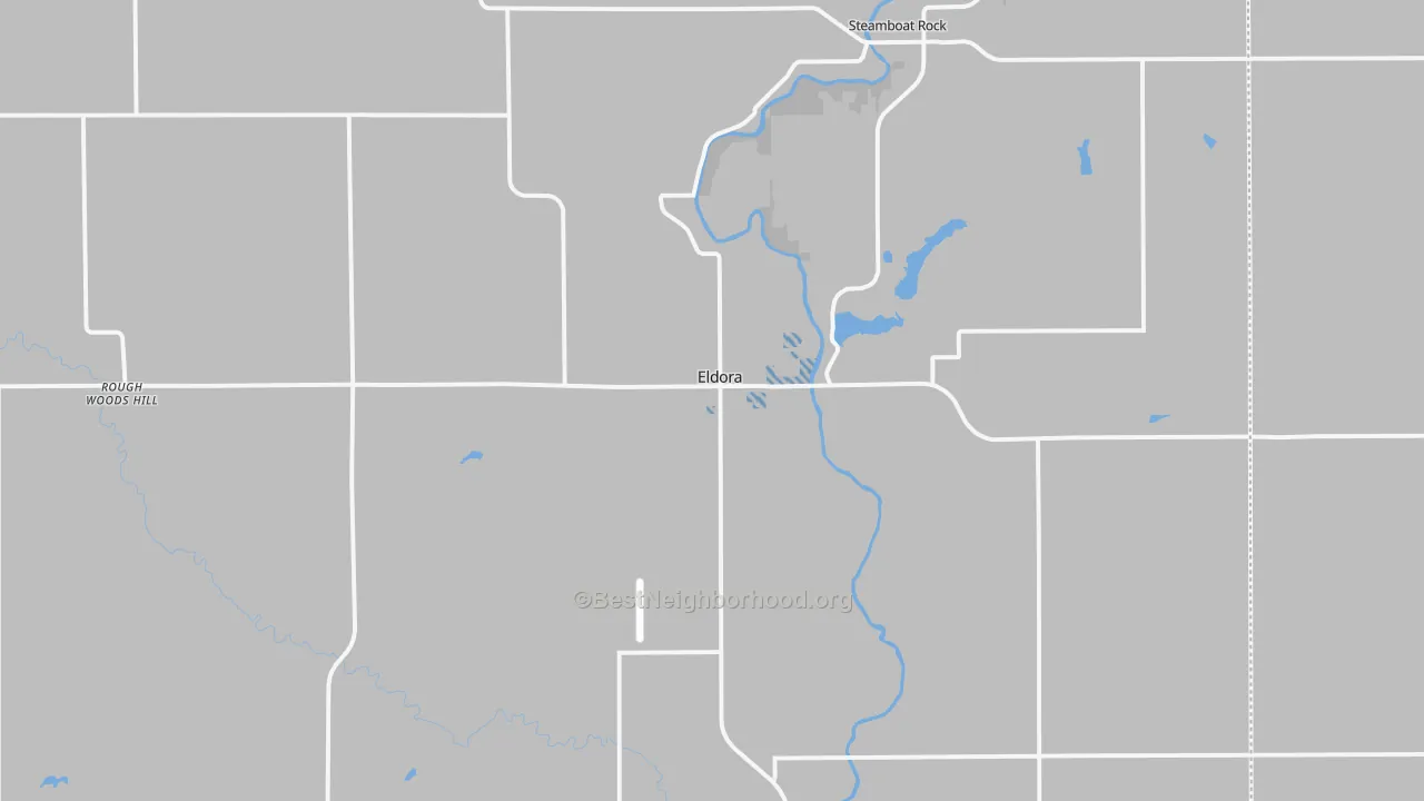 Transit Grade map of 50627, IA