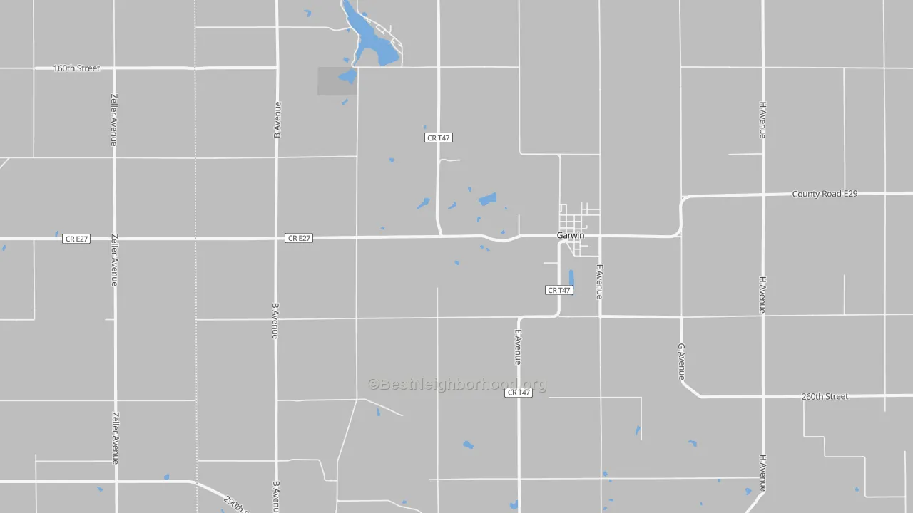 Transit Grade map of 50632, IA
