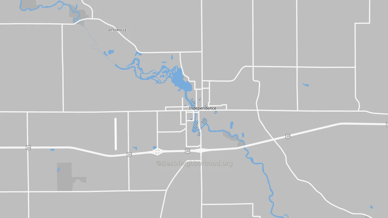 Transit Grade map of 50644, IA