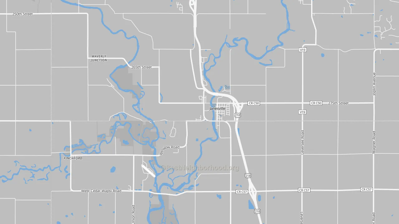 Transit Grade map of 50647, IA