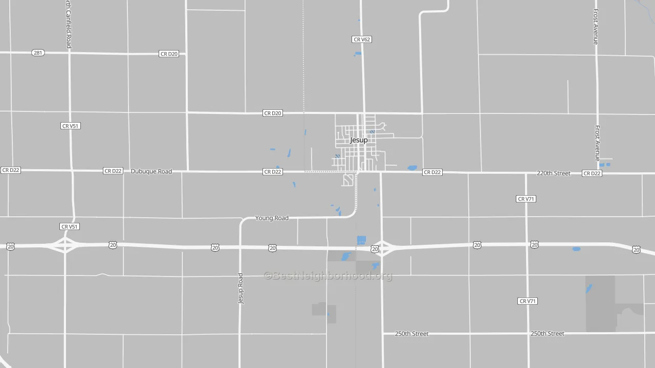 Transit Grade map of 50648, IA