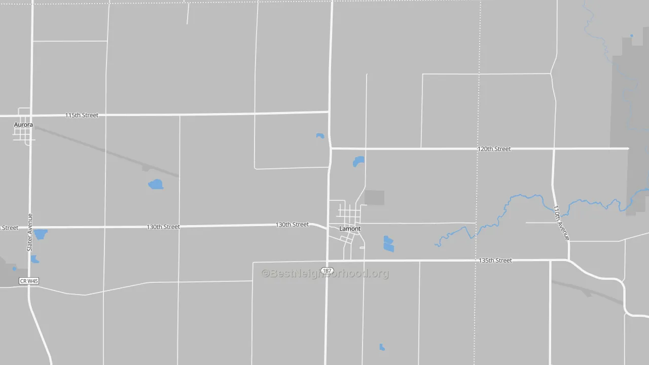 Transit Grade map of 50650, IA