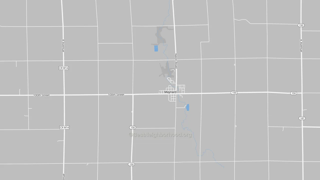 Transit Grade map of 50655, IA