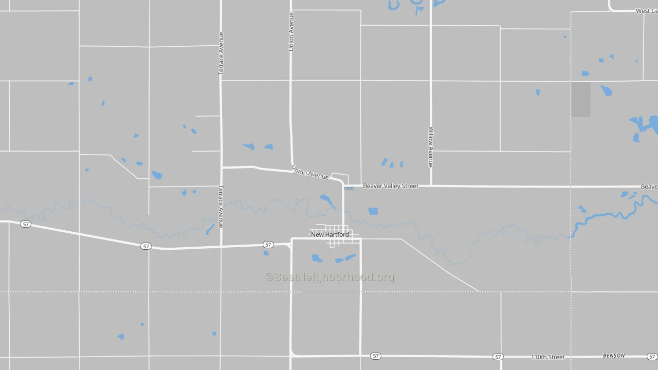 Transit Grade map of 50660, IA