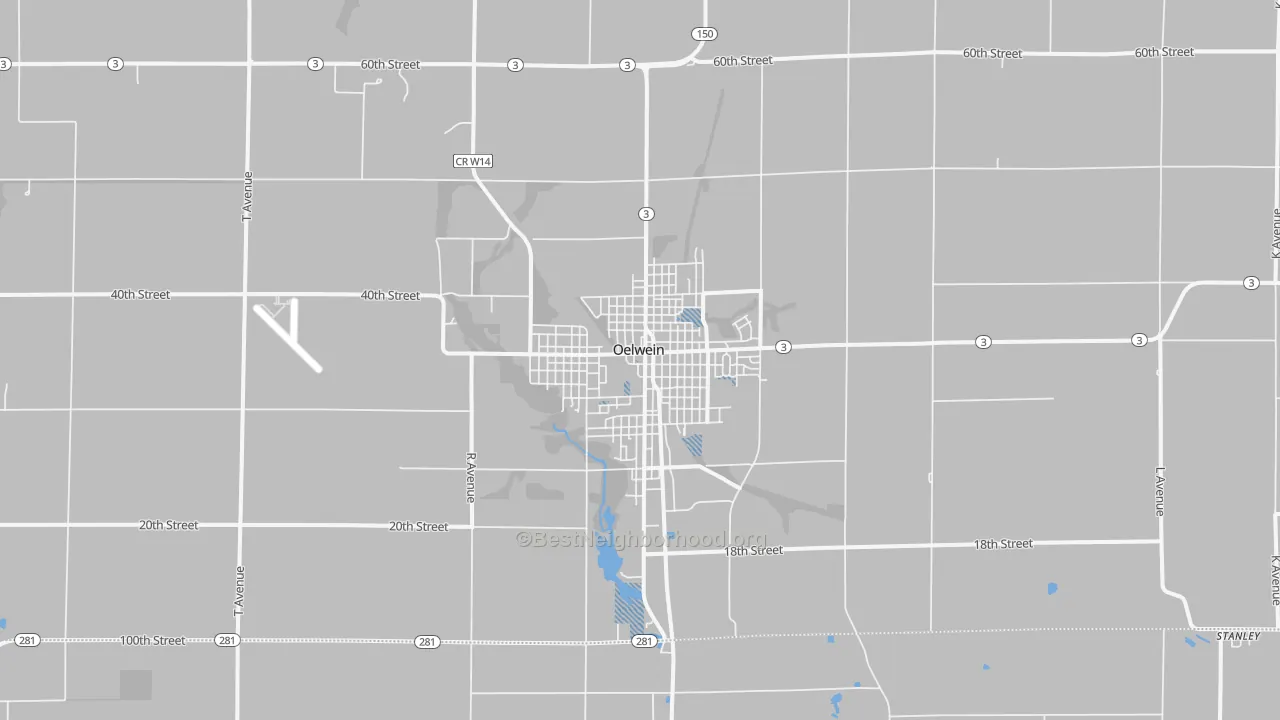 Transit Grade map of 50662, IA
