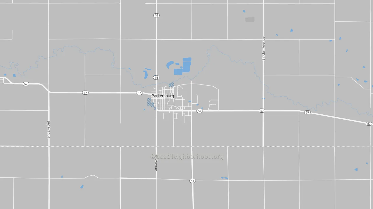 Transit Grade map of 50665, IA