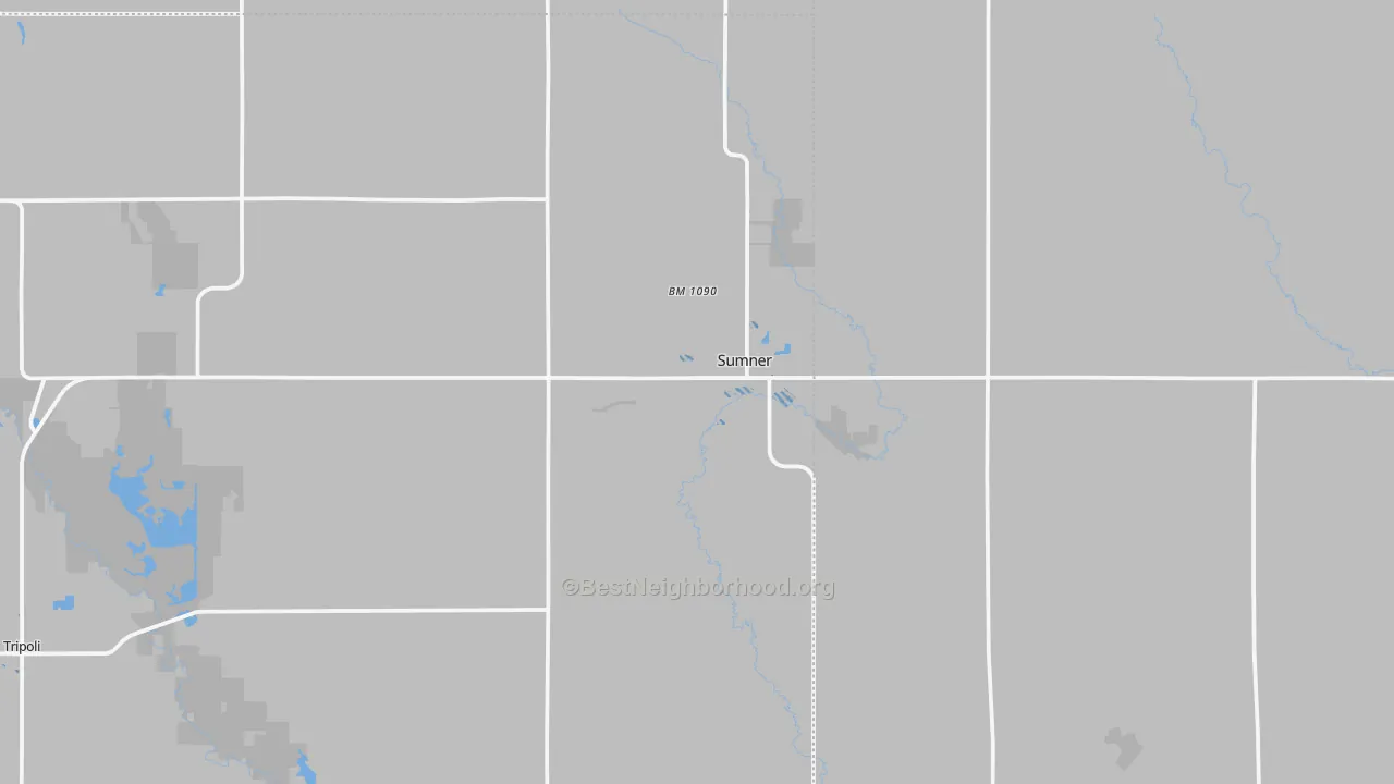 Transit Grade map of 50674, IA