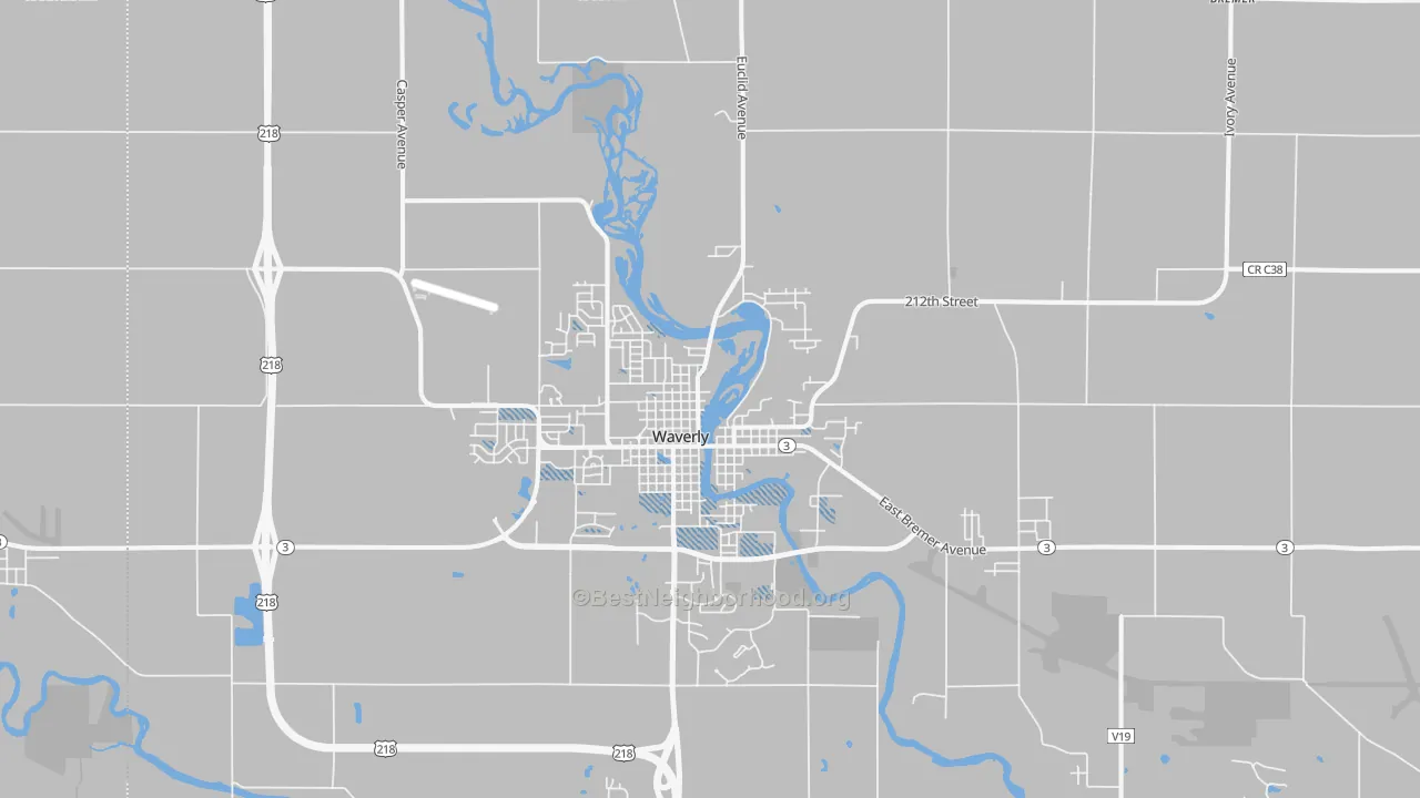 Transit Grade map of 50677, IA