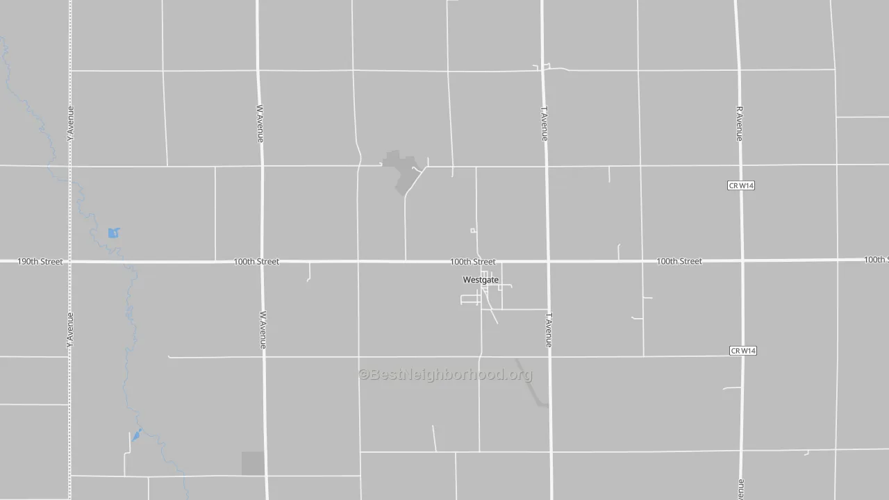 Transit Grade map of 50681, IA
