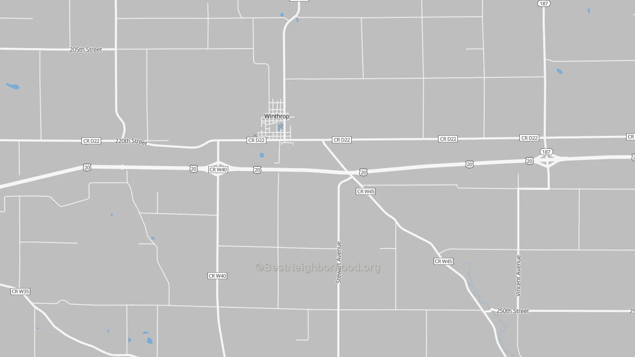 Transit Grade map of 50682, IA