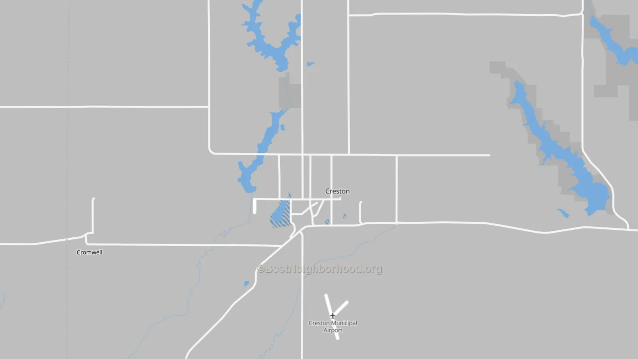 Transit Grade map of 50801, IA