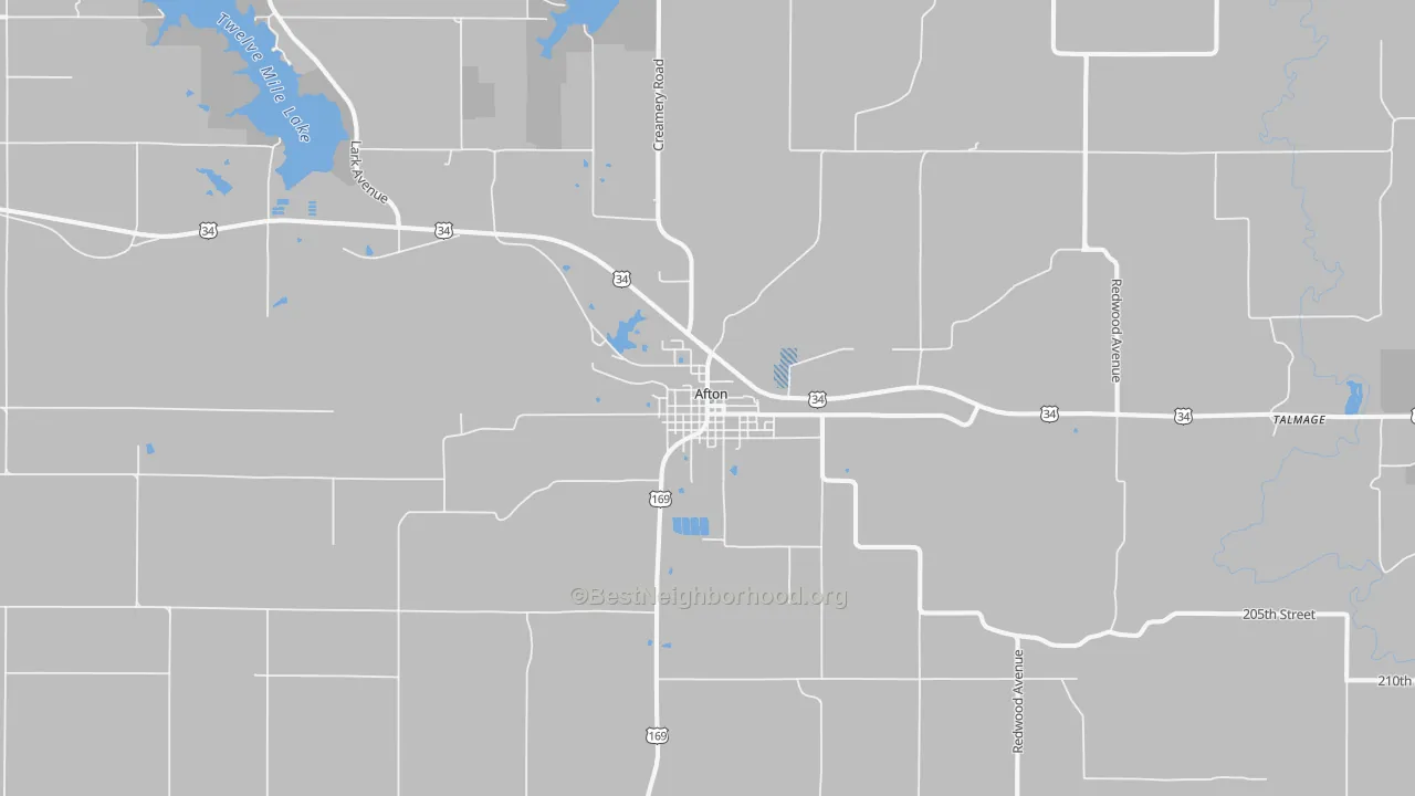 Transit Grade map of 50830, IA
