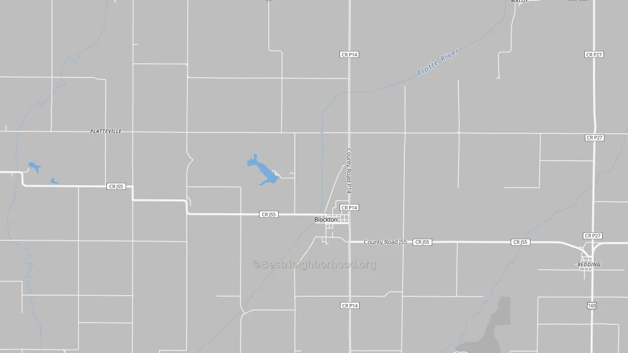 Transit Grade map of 50836, IA
