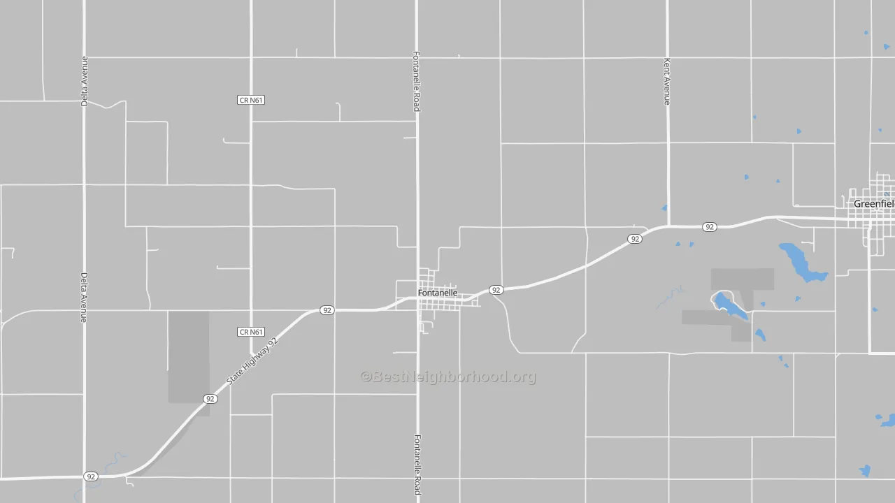 Transit Grade map of 50846, IA