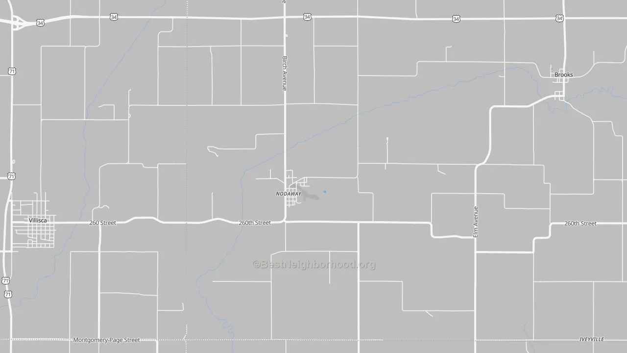 Transit Grade map of 50857, IA
