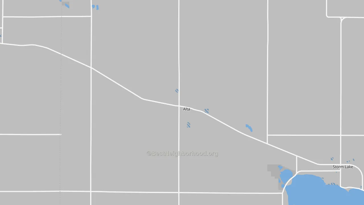 Transit Grade map of 51002, IA