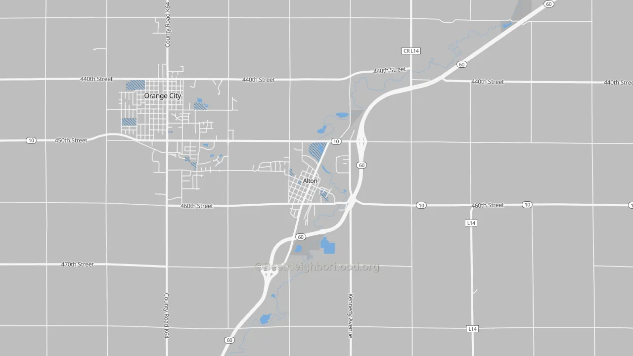 Transit Grade map of 51003, IA