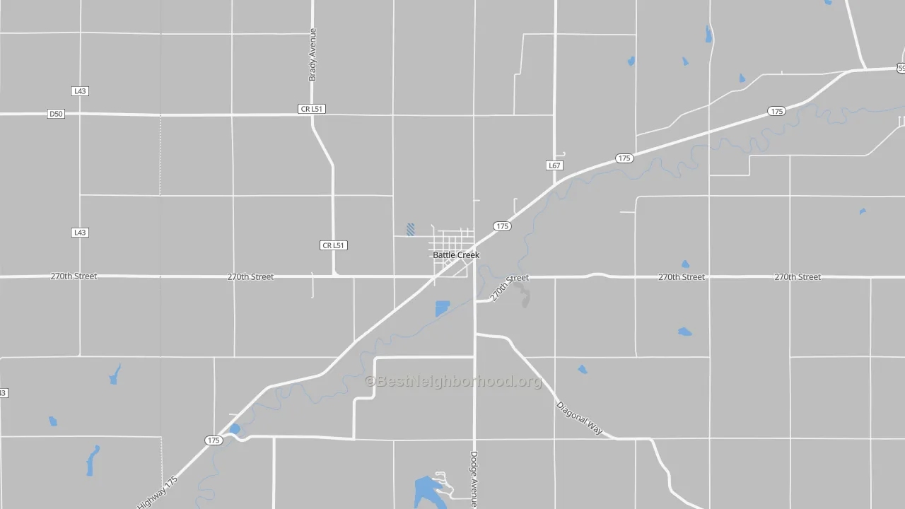 Transit Grade map of 51006, IA