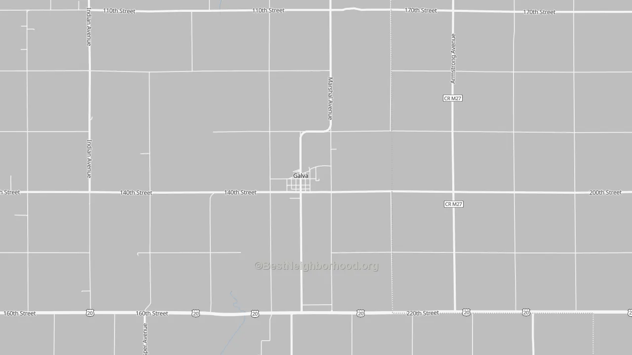 Transit Grade map of 51020, IA