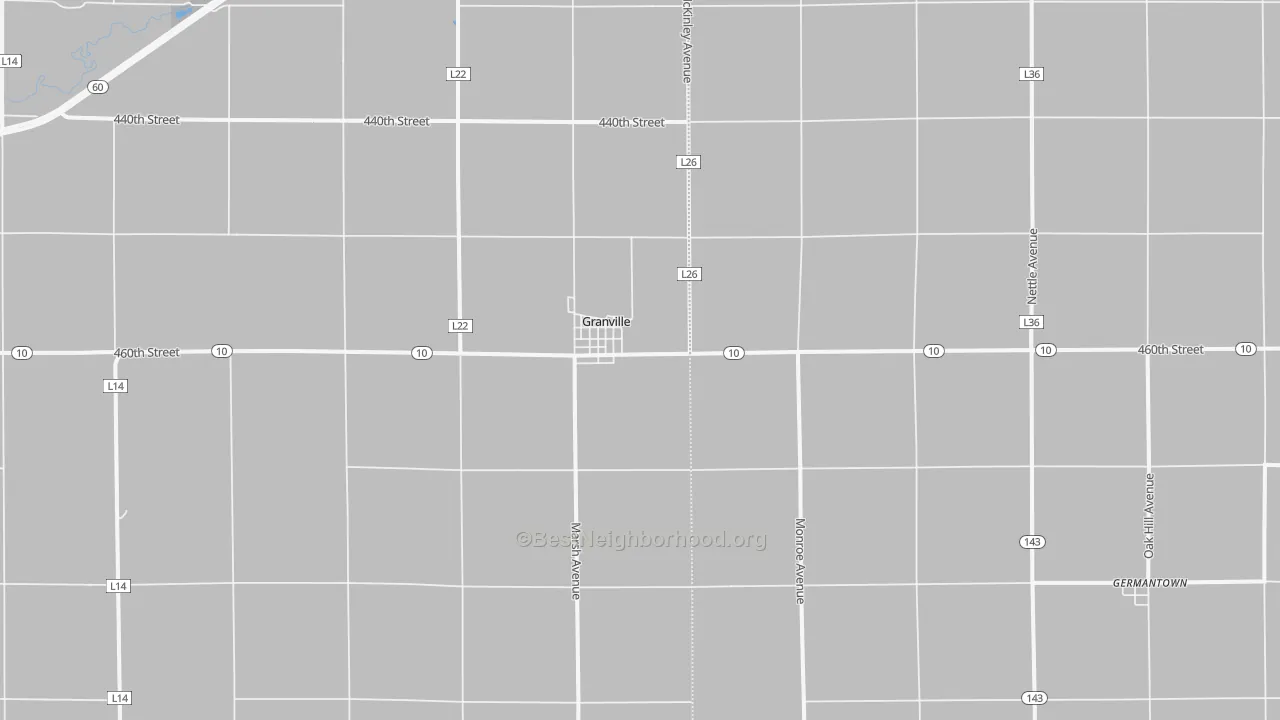 Transit Grade map of 51022, IA