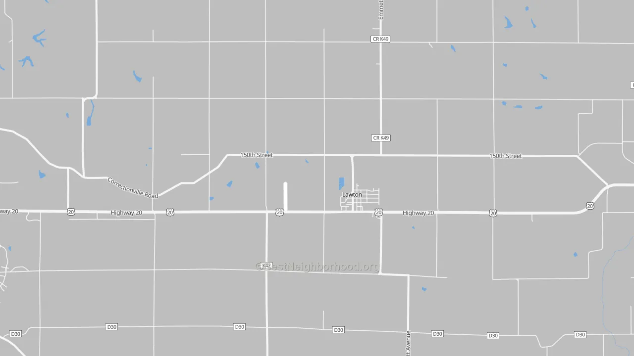 Transit Grade map of 51030, IA