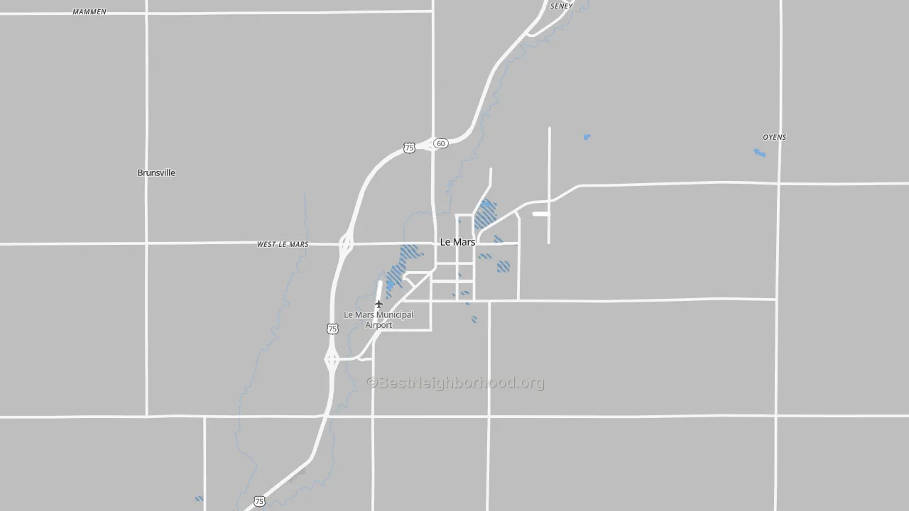 Transit Grade map of 51031, IA