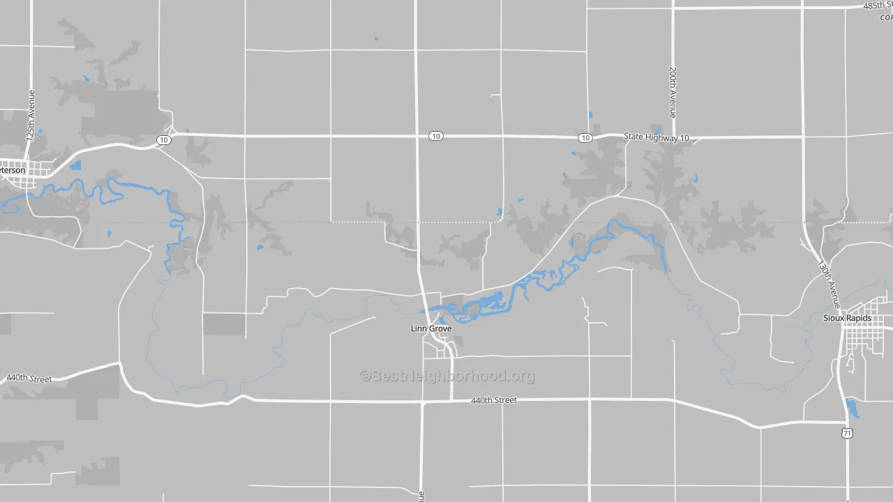 Transit Grade map of 51033, IA