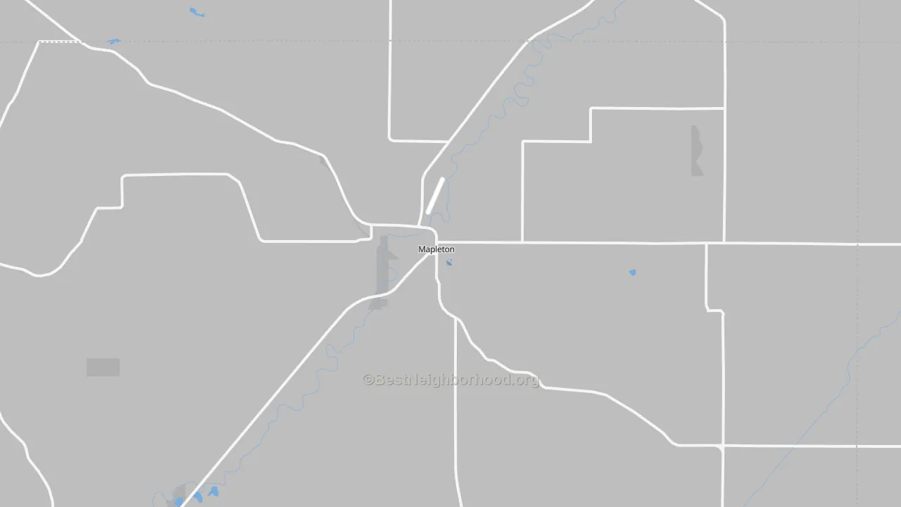 Transit Grade map of 51034, IA