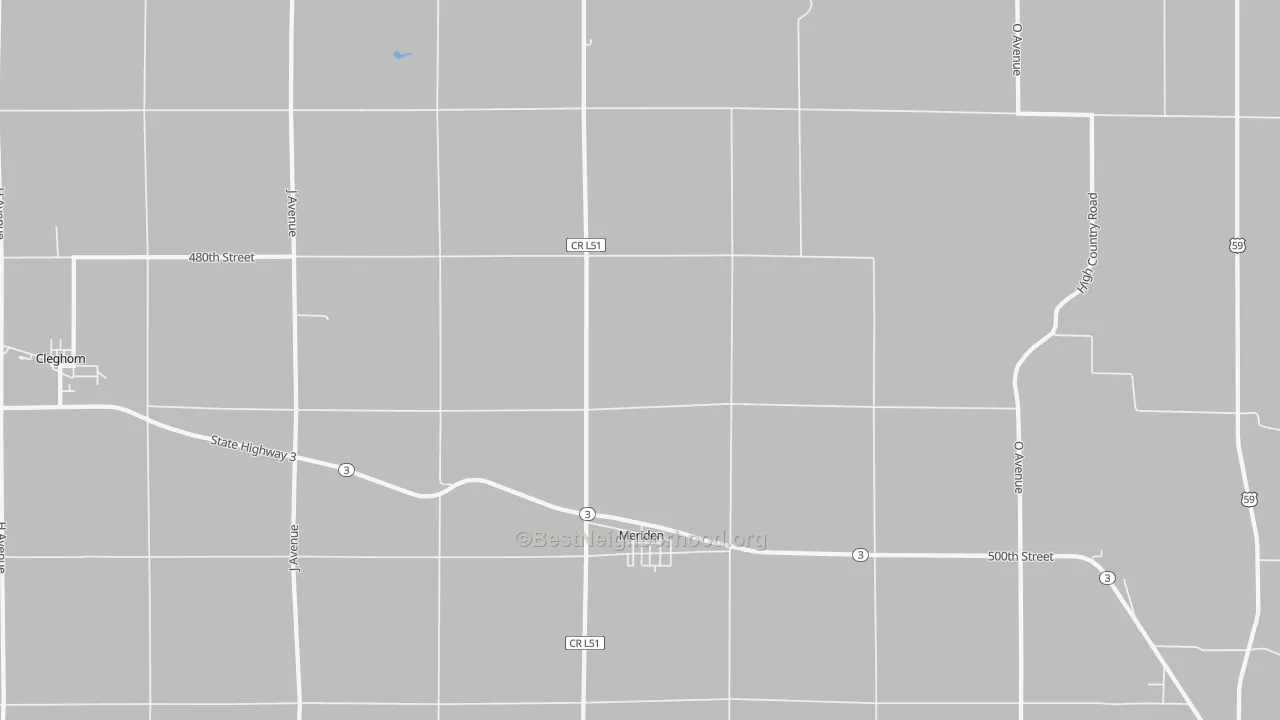 Transit Grade map of 51037, IA