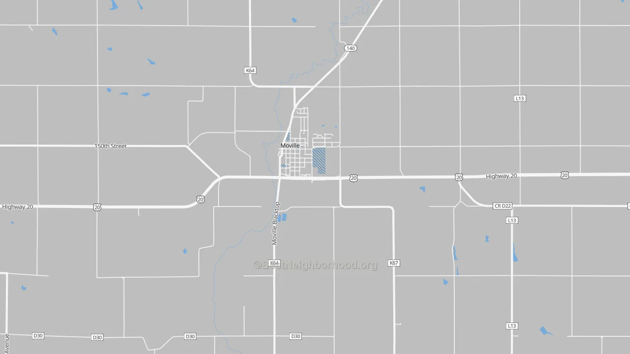 Transit Grade map of 51039, IA