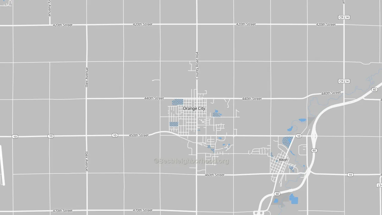 Transit Grade map of 51041, IA
