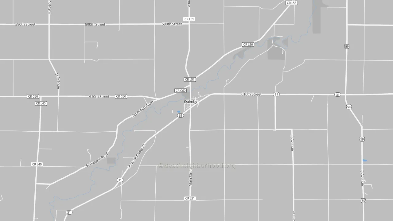 Transit Grade map of 51049, IA