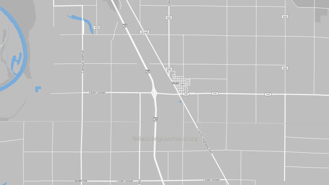Transit Grade map of 51055, IA